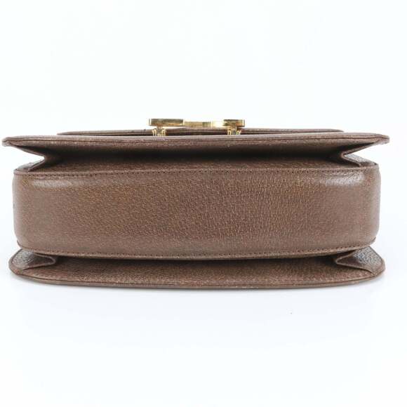 Gucci Old G Hardware Leather Shoulder Bag Tote Handbag Brown Women's - Picture 5 of 9